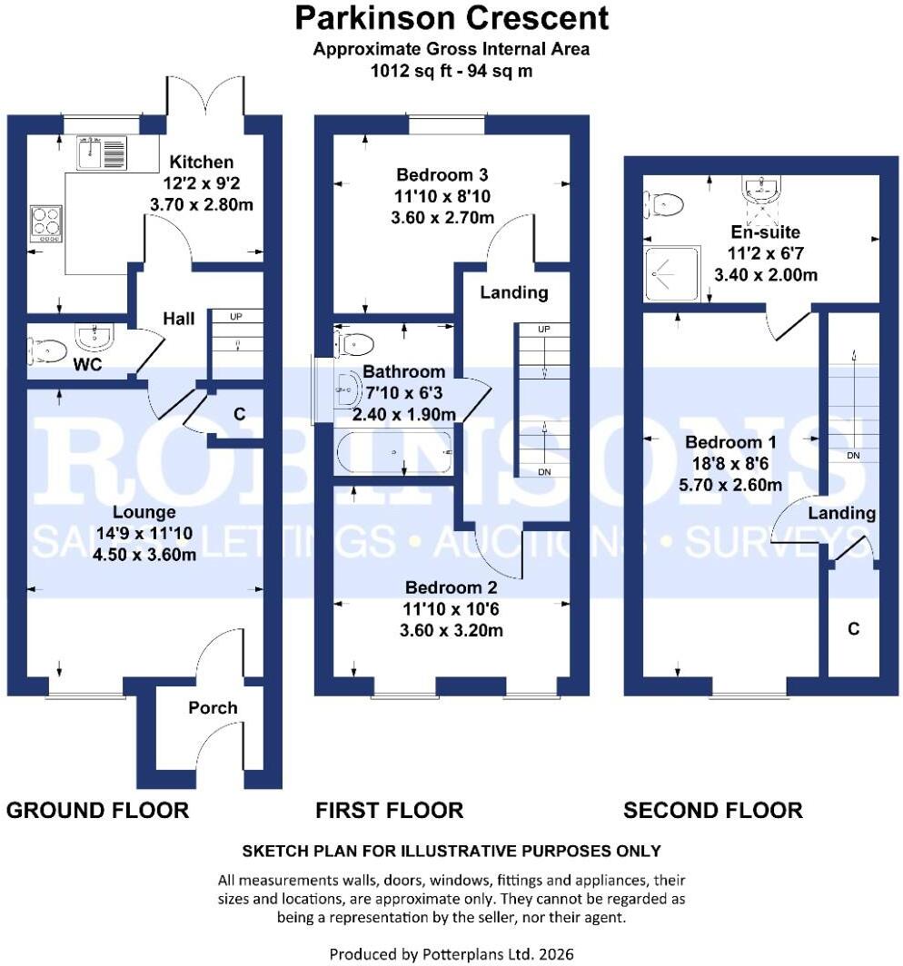 Parkinson Crescent, Sherburn Village, Durham floorplan