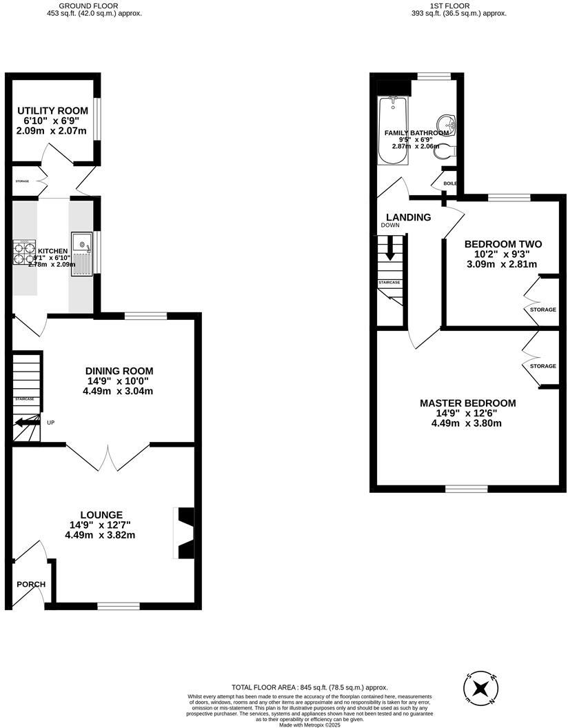 Co-Operative Street, Bamber Bridge floorplan