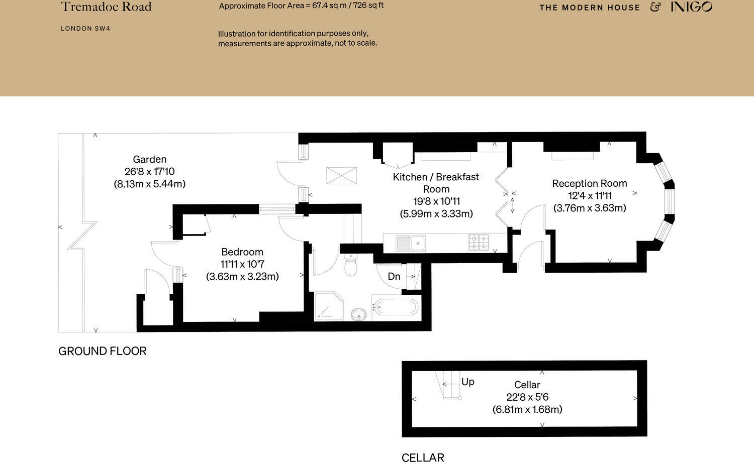 Tremadoc Road, London floorplan