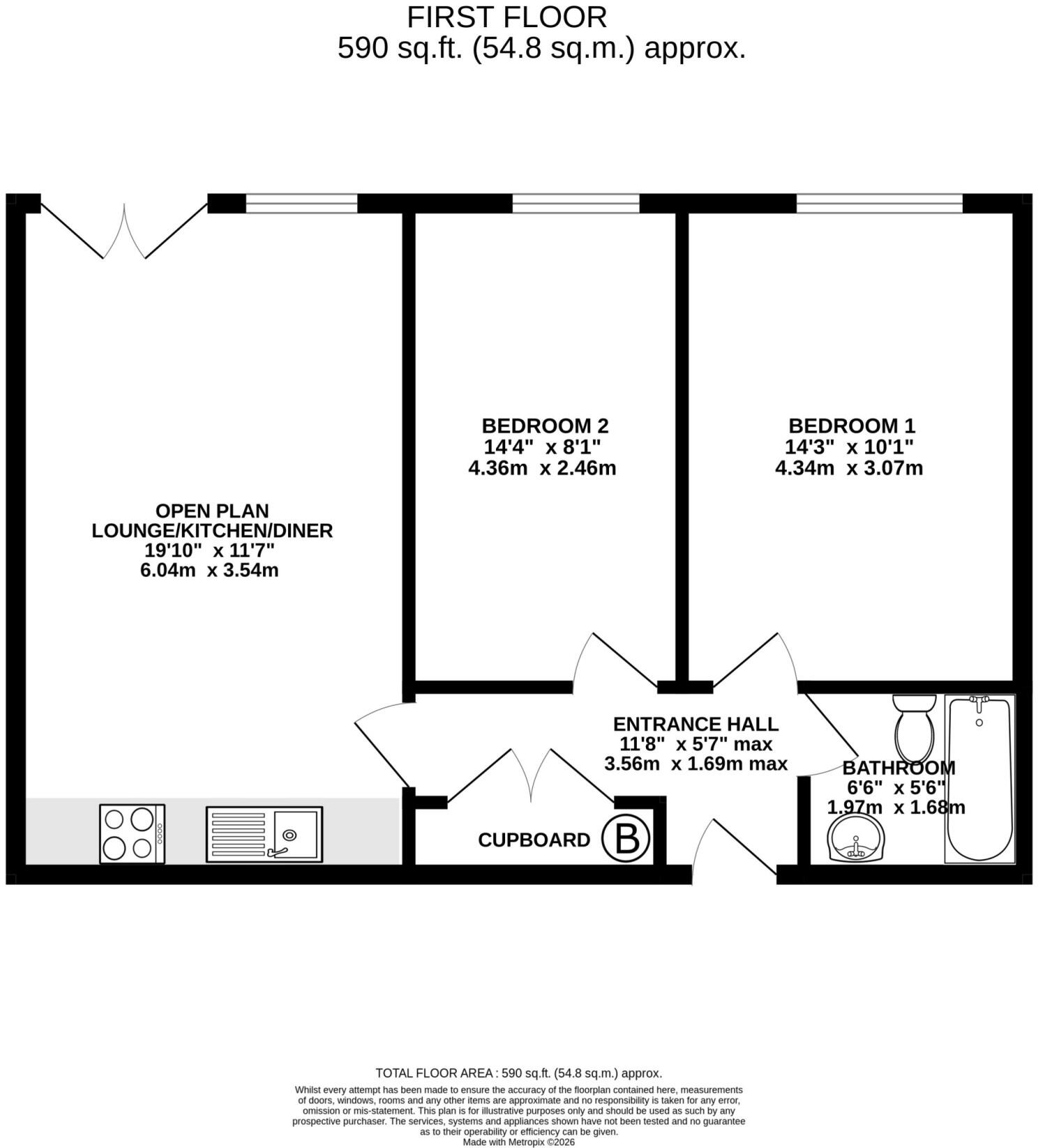 Apt. 27 Imperial Court, Castle Hill, Douglas, IM2 4AA floorplan