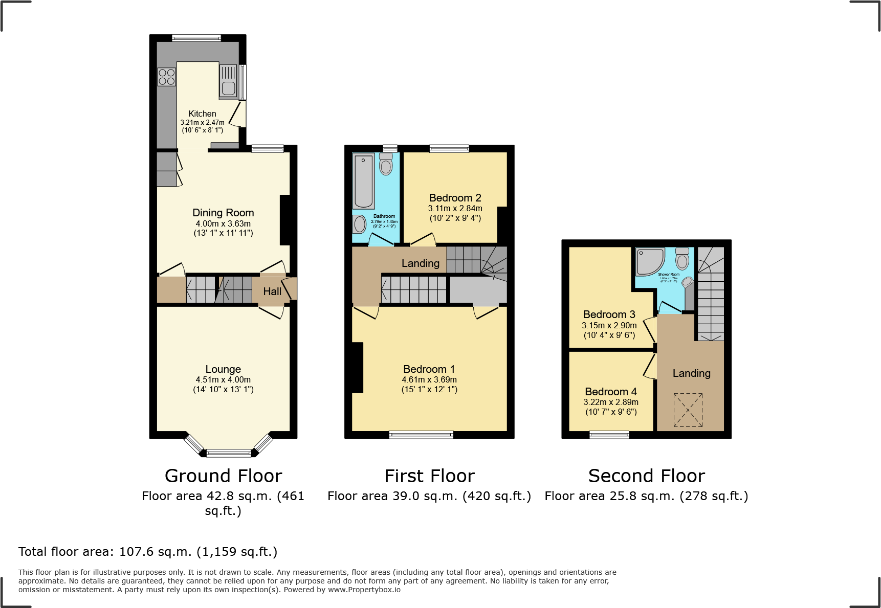 Roach Road, Sheffield, S11 floorplan