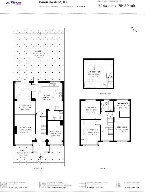 Baron Gardens, Ilford floorplan