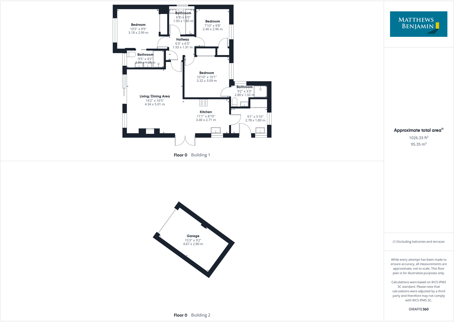 9 Gale Park, Ambleside LA22 0BN floorplan
