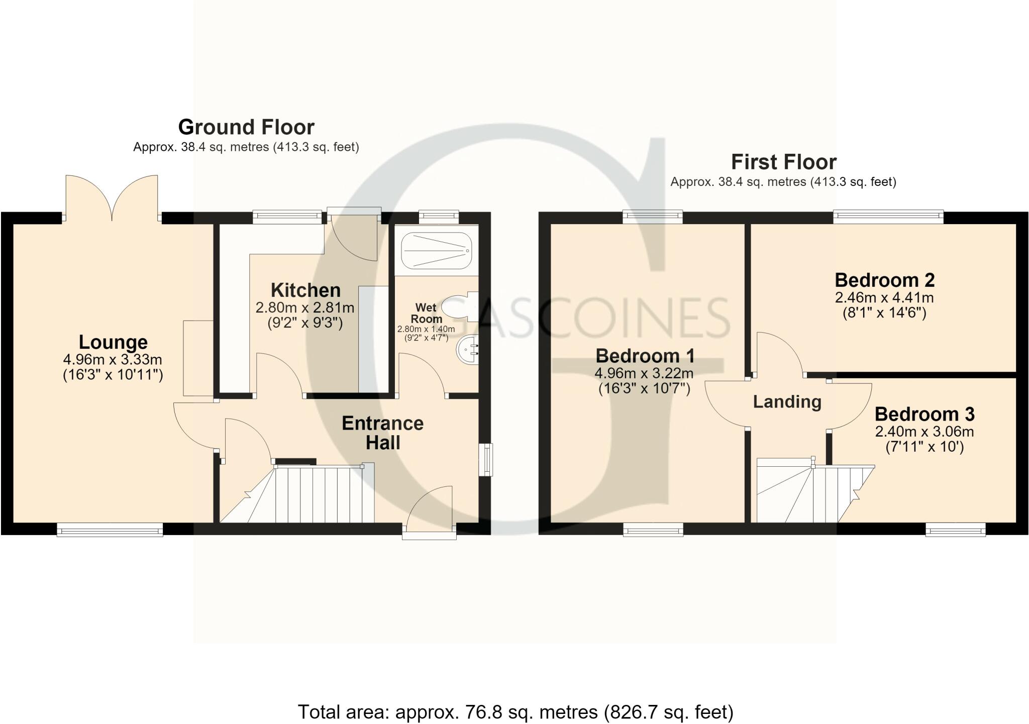 The Woodlands, Langwith, Mansfield, Derbyshire, NG20 floorplan
