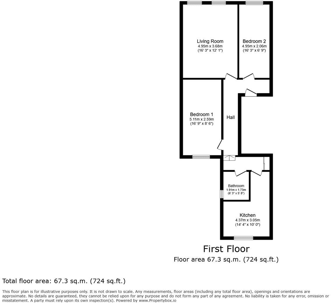 Montpelier Road, Brighton floorplan