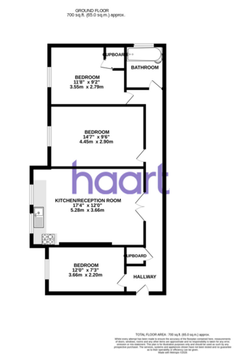 St James's Road, Croydon floorplan