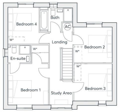 Baldwin Drive, NP19 4DW, UK floorplan