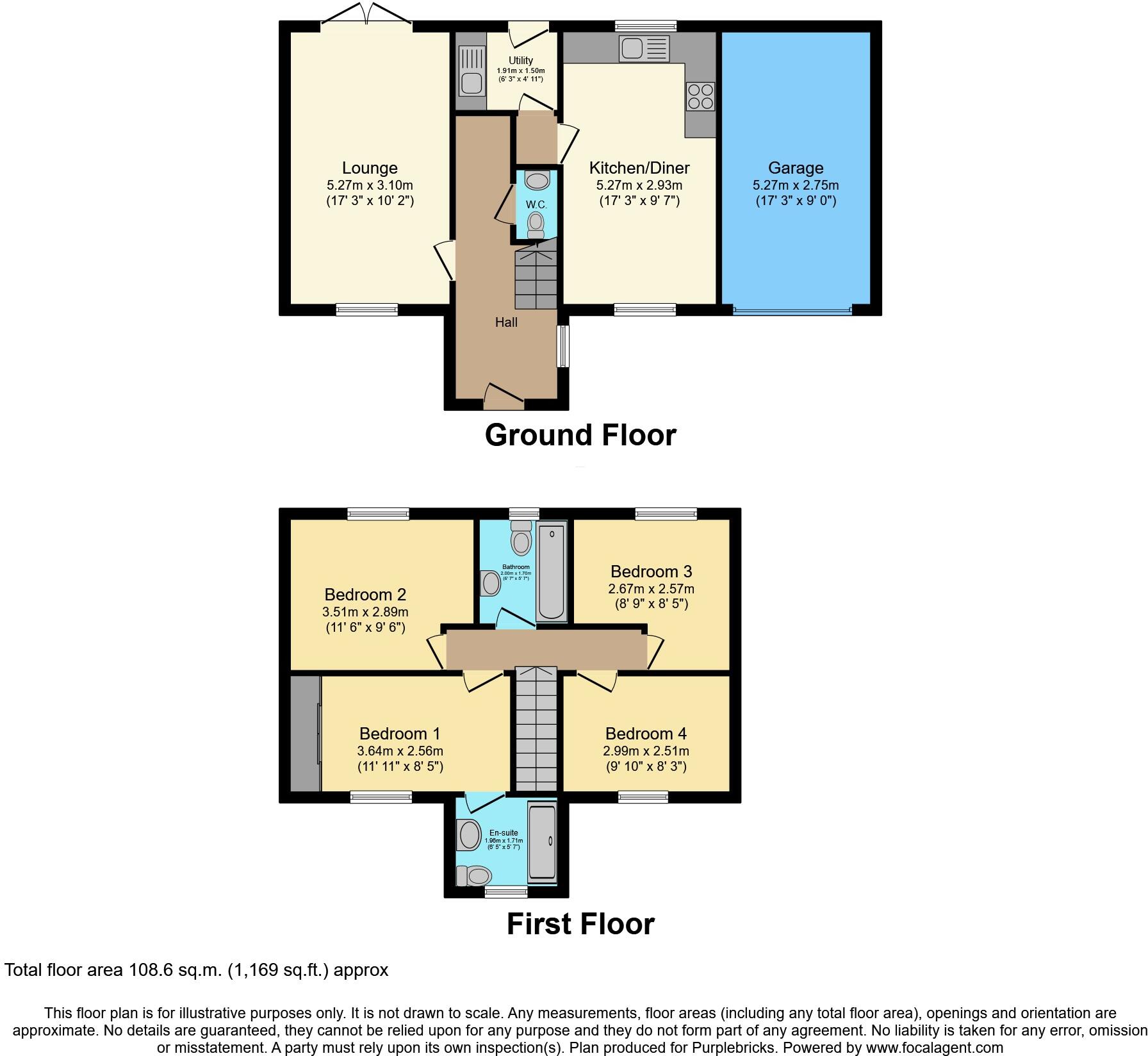 Bill Lane, Newark, NG22 floorplan