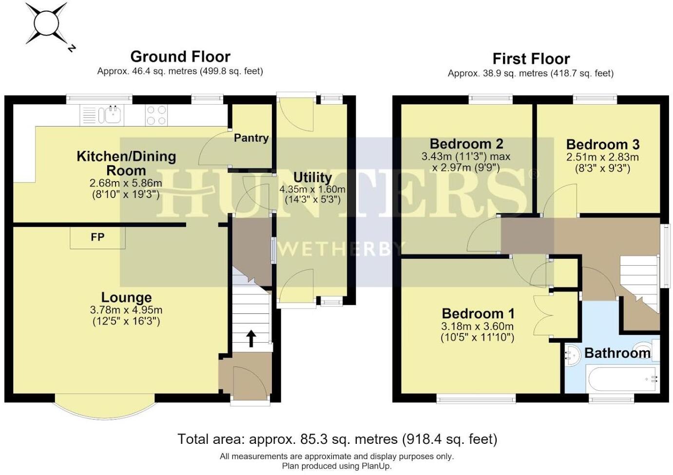 Auster Bank Crescent, Tadcaster floorplan