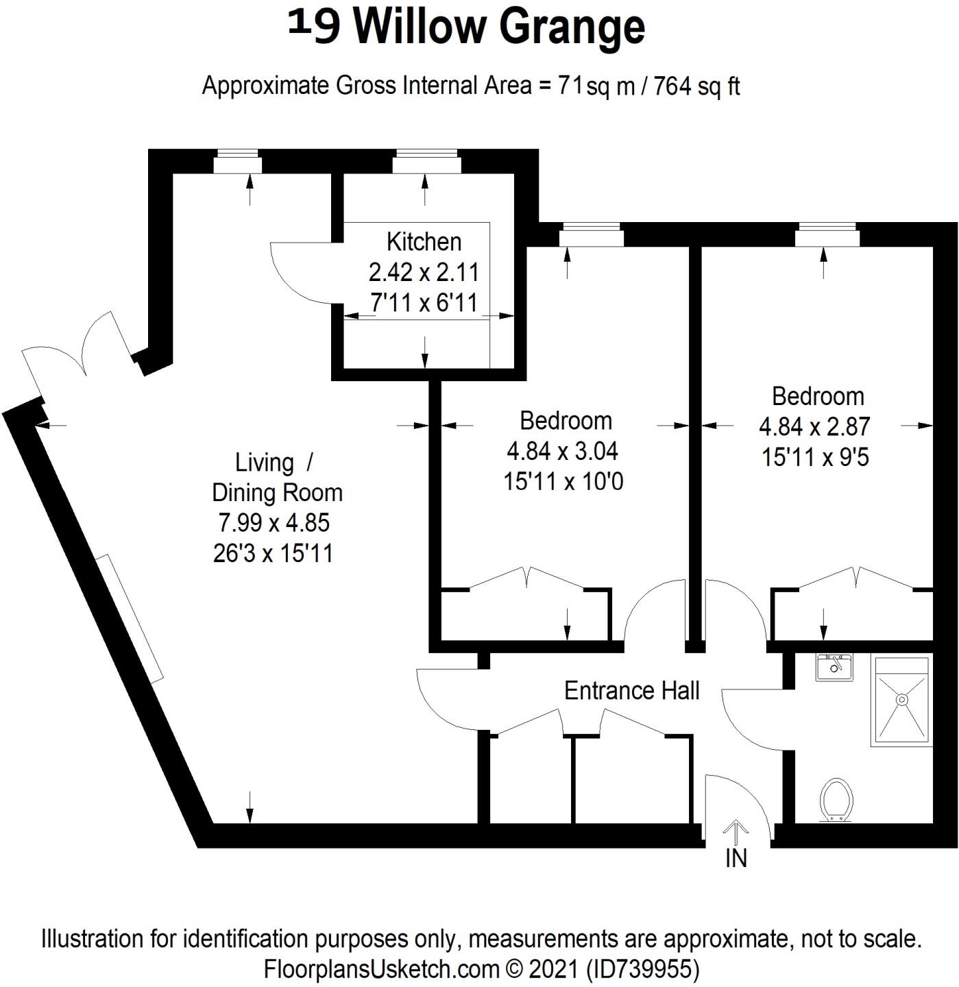 Willow Grange, Wantage floorplan