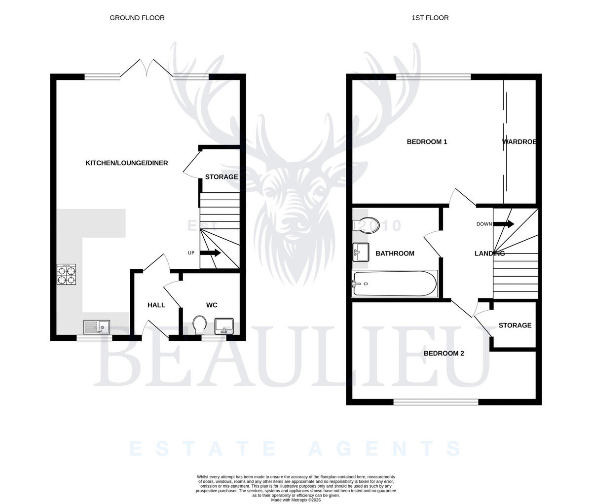 William Hoggart Link, Beaulieu Park, CM1 6 floorplan