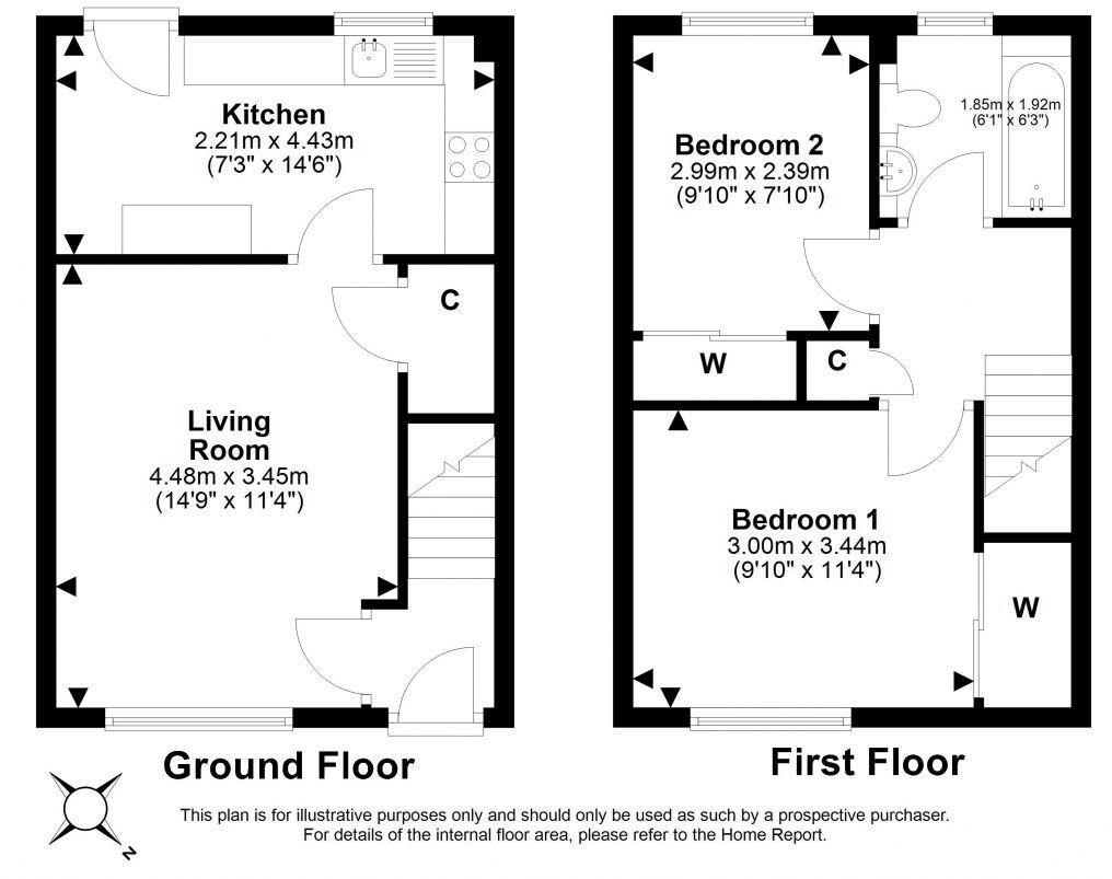 34 Carnbee Crescent, Liberton, Edinburgh, EH16 6GF floorplan