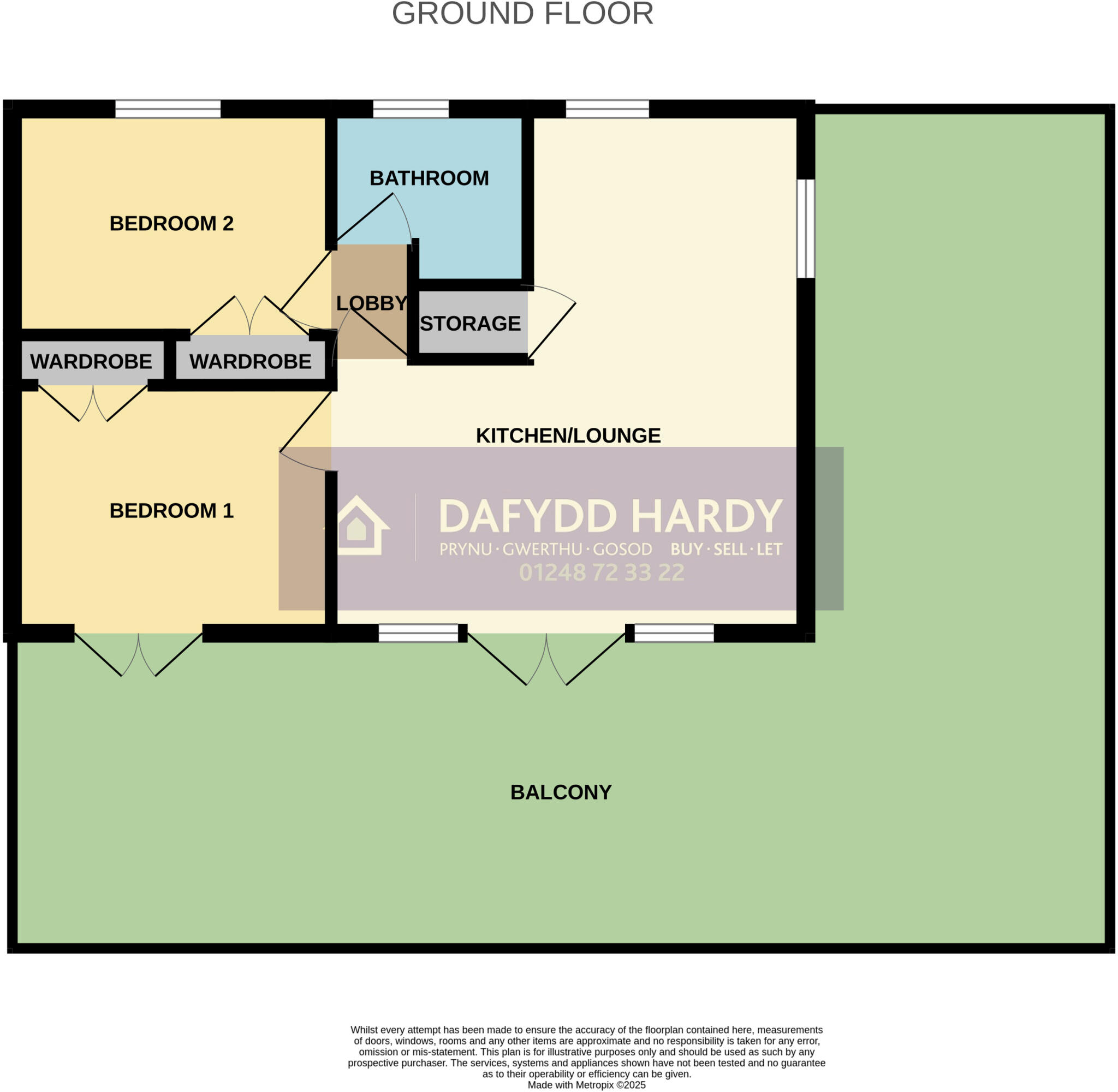 Caeathro, Caernarfon, Gwynedd, LL55 floorplan