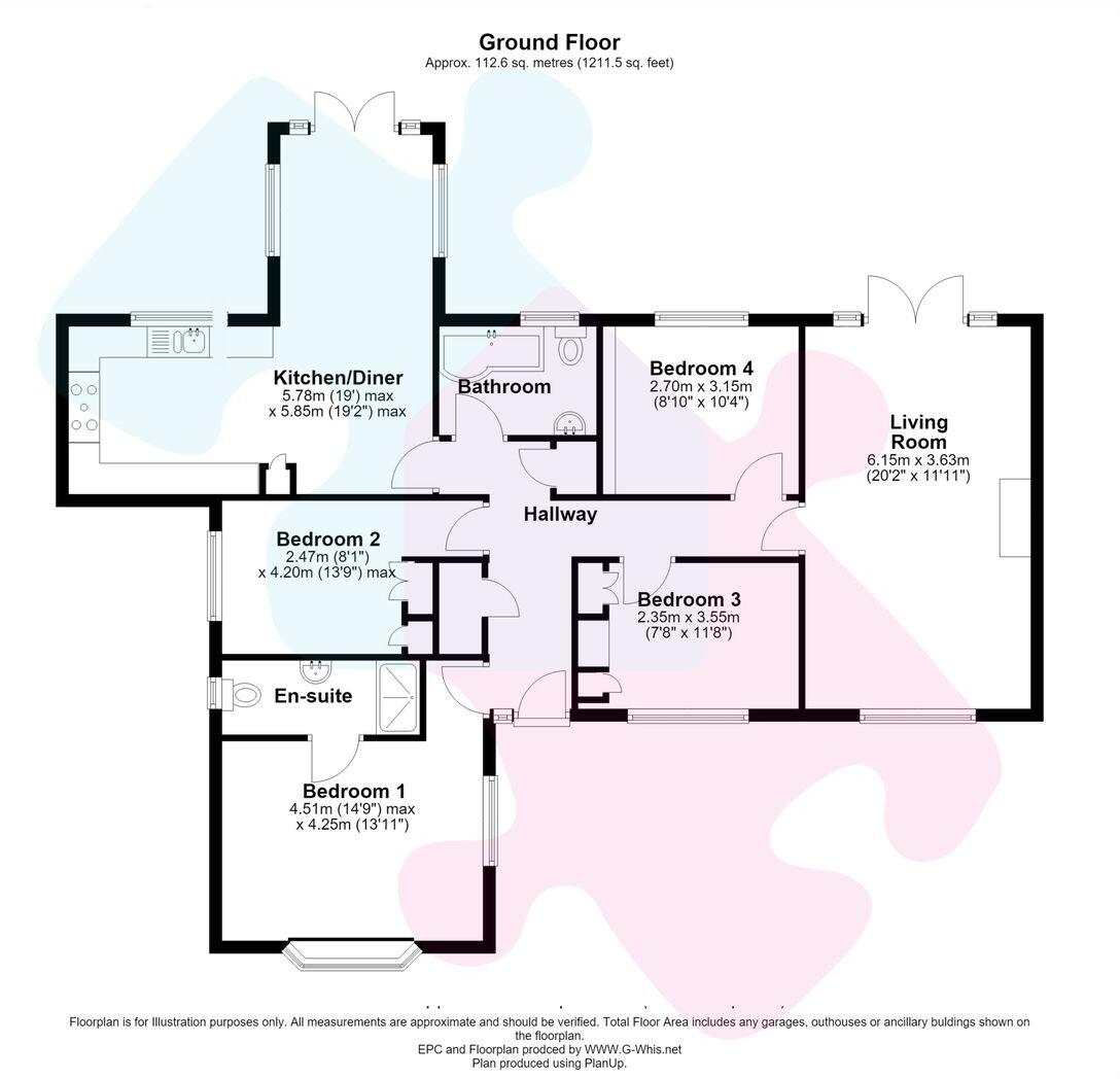 Ridgeway Close, LIGHTWATER, GU18 floorplan