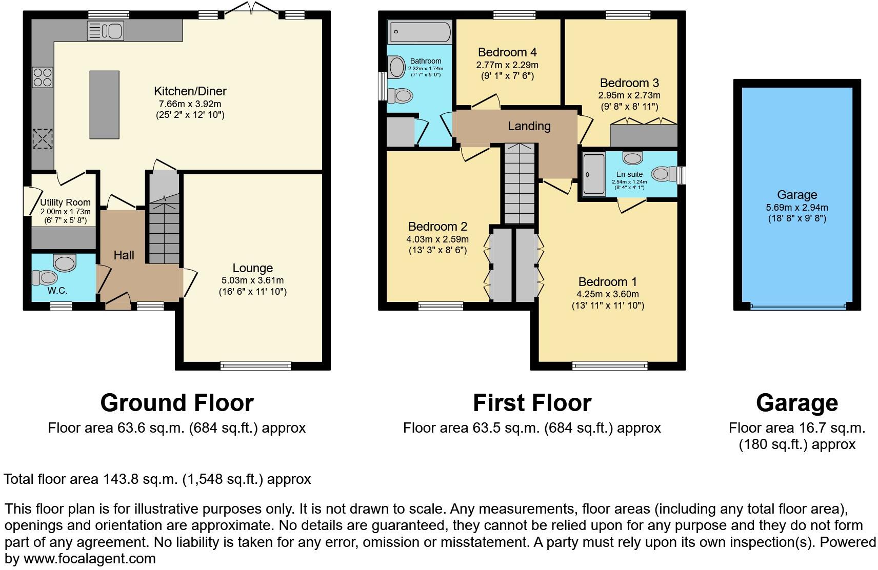 7, Cavalry Chase, Okehampton, EX20 floorplan