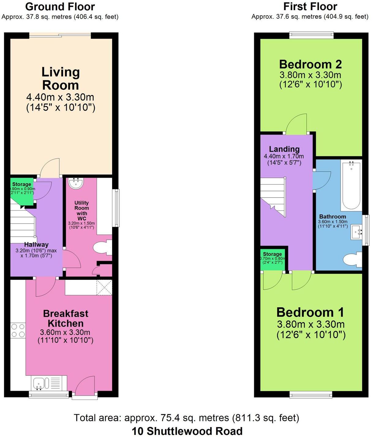 Shuttlewood Road, Bolsover, S44 floorplan