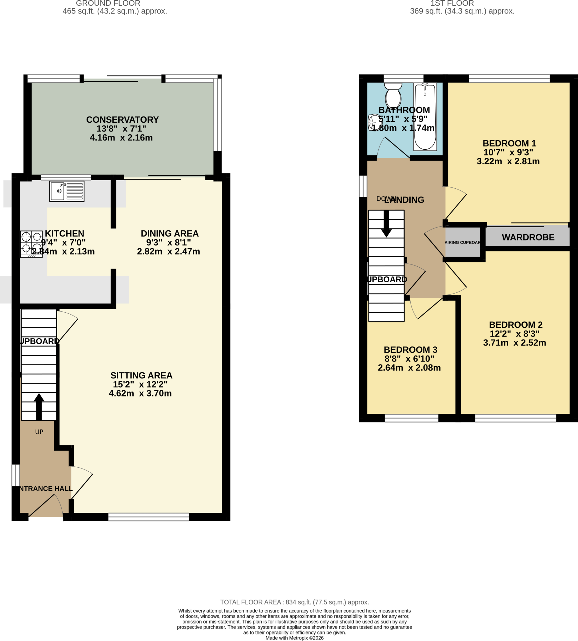 Curlew Close, Lakenheath, Brandon, Suffolk, IP27 floorplan