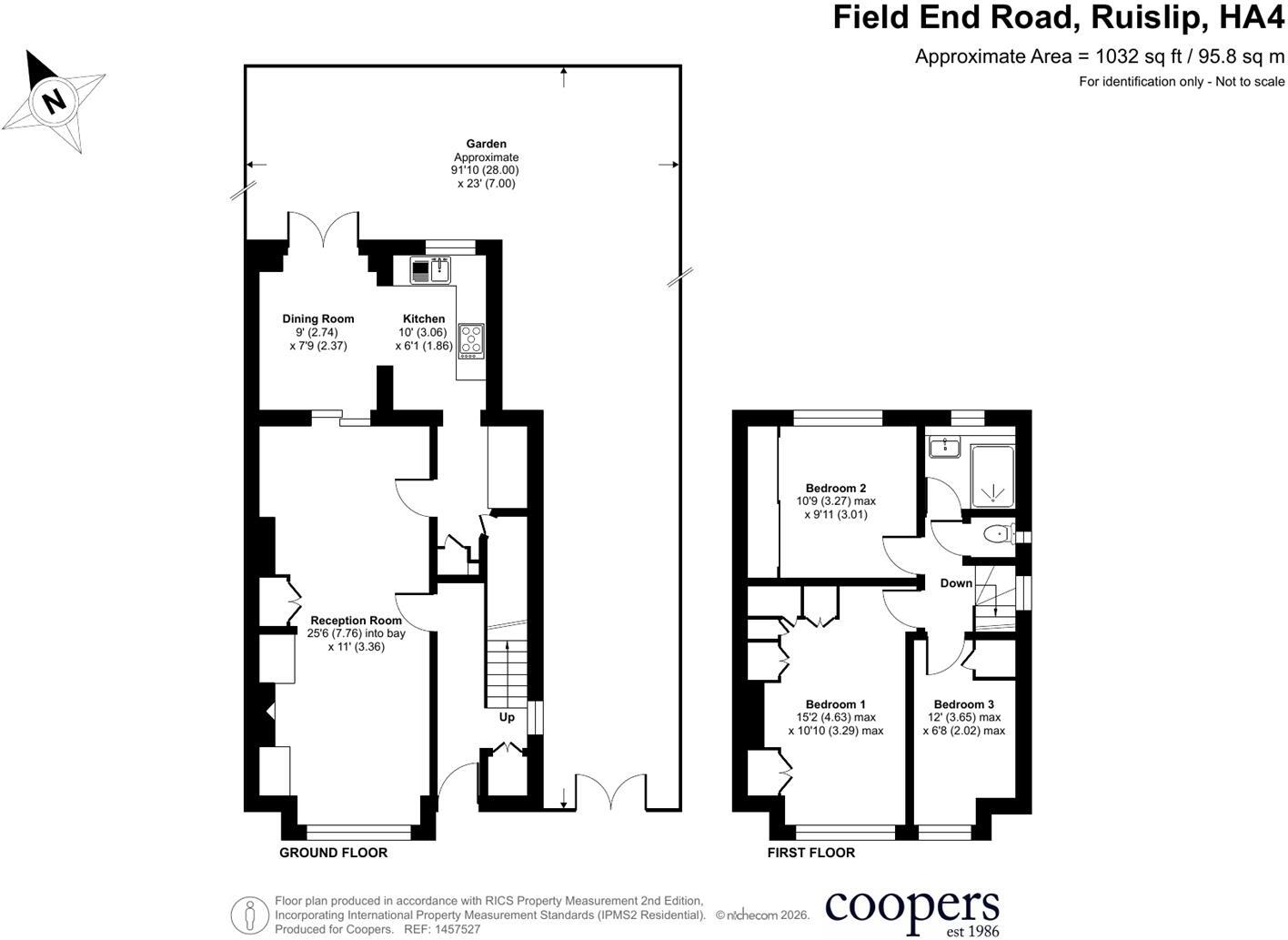 Field End Road, Ruislip, HA4 floorplan