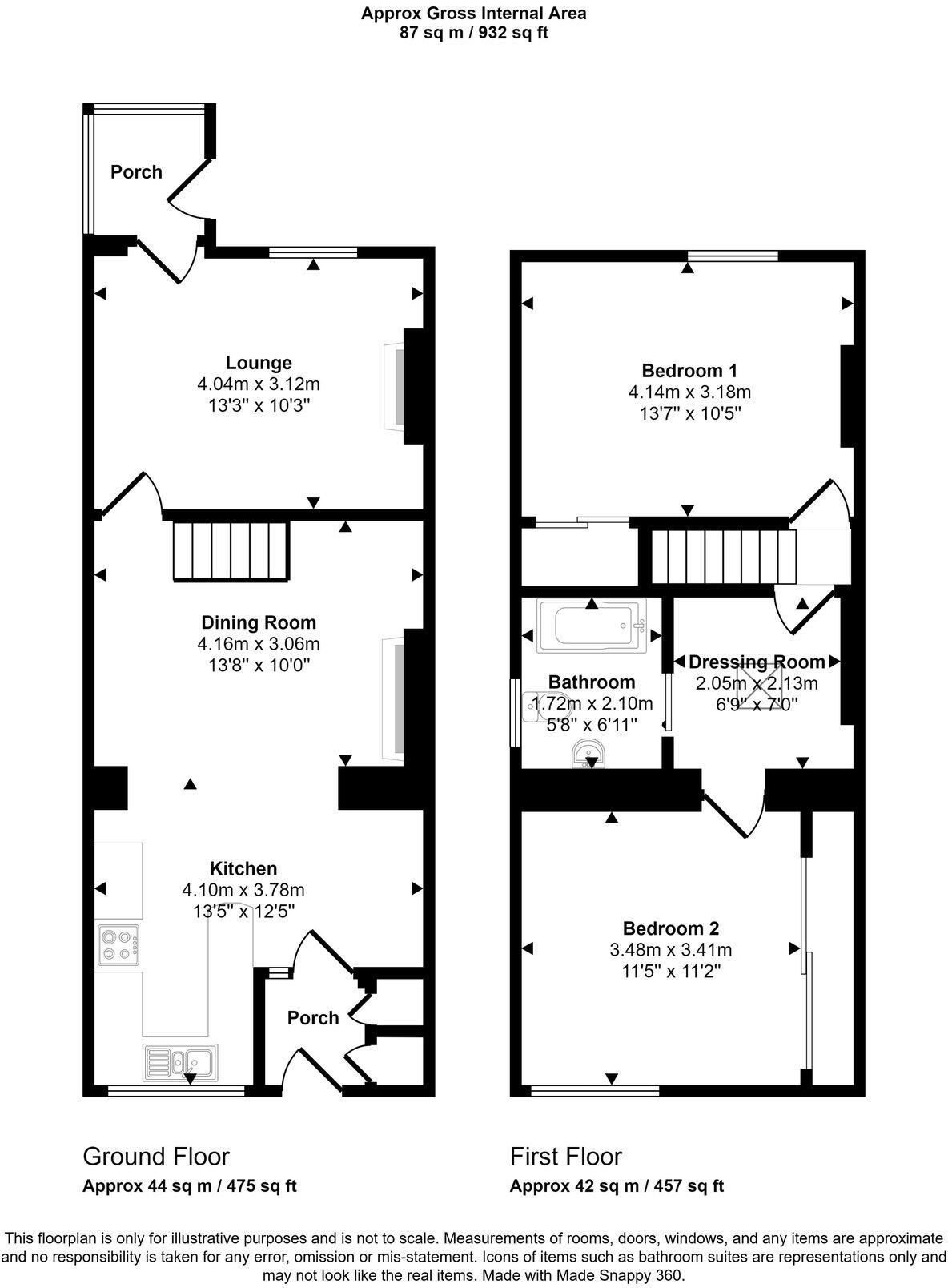 Bryntirion Terrace, Abergele, Conwy, LL22 7BG floorplan