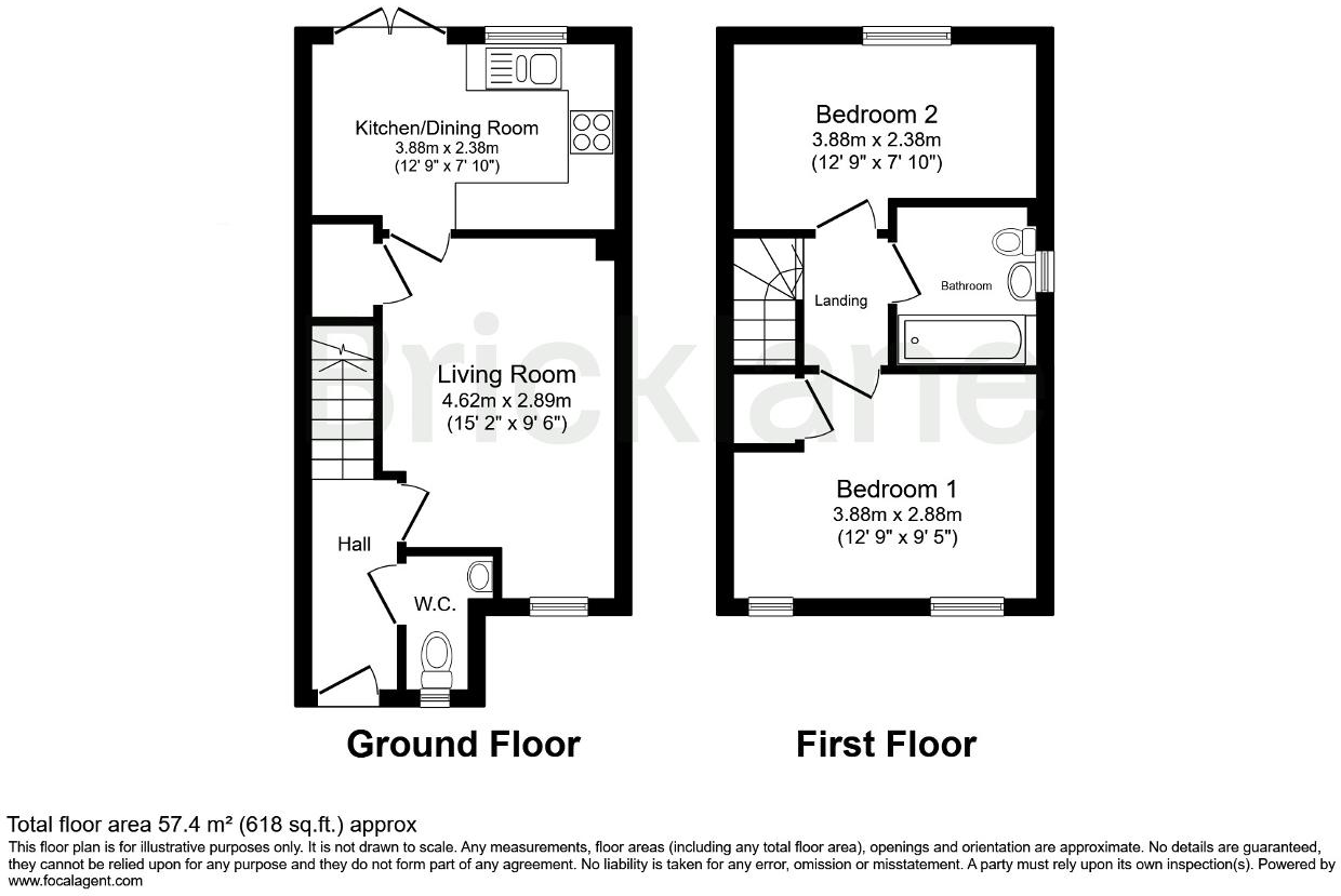 Blackcap Close, Rothwell, Northamponshire, NN14 6GF floorplan