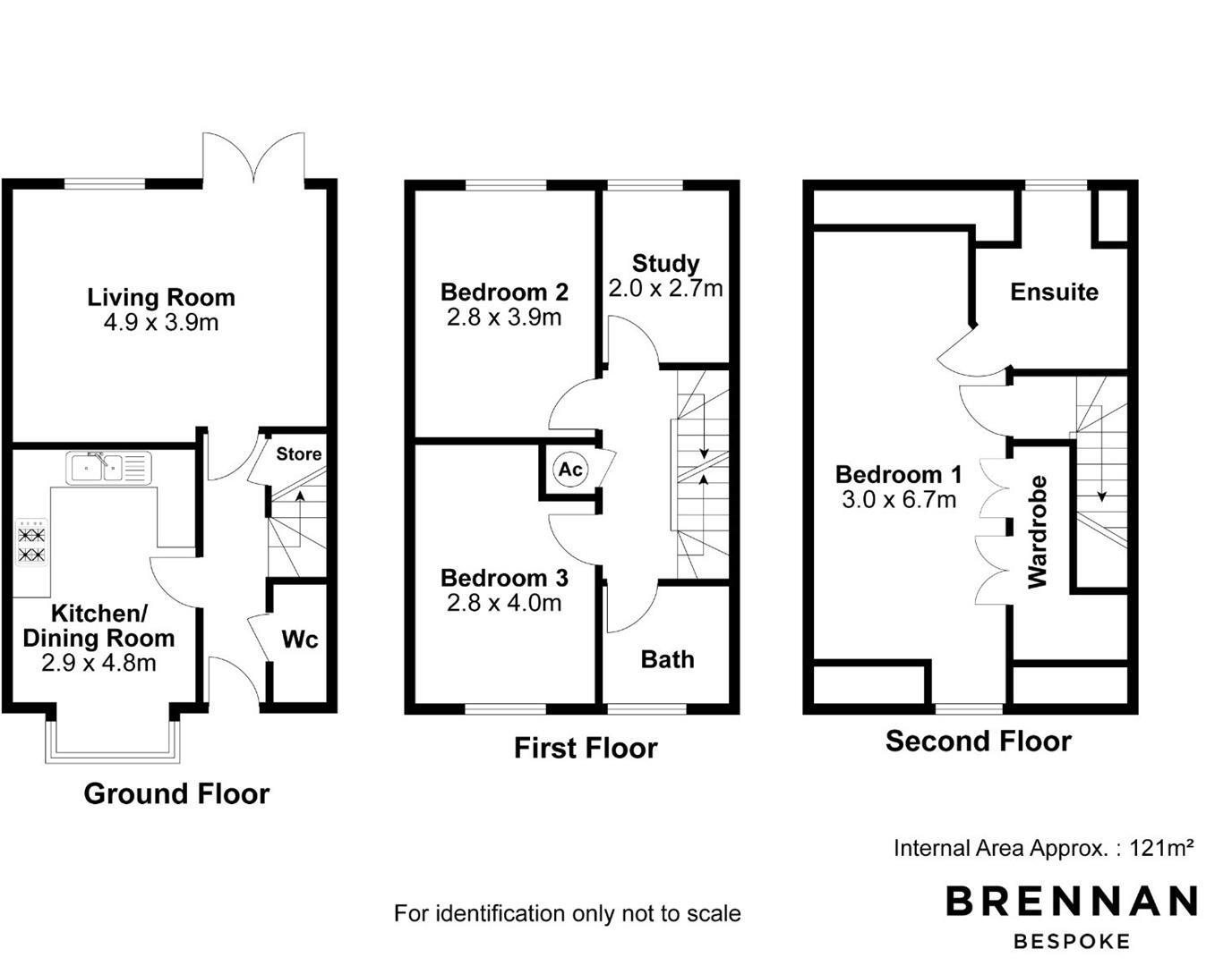 NN18 Perkins Close, Corby floorplan