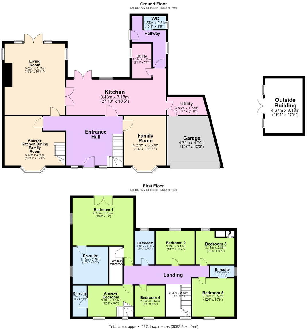 Wellingborough Road, Isham NN14 floorplan