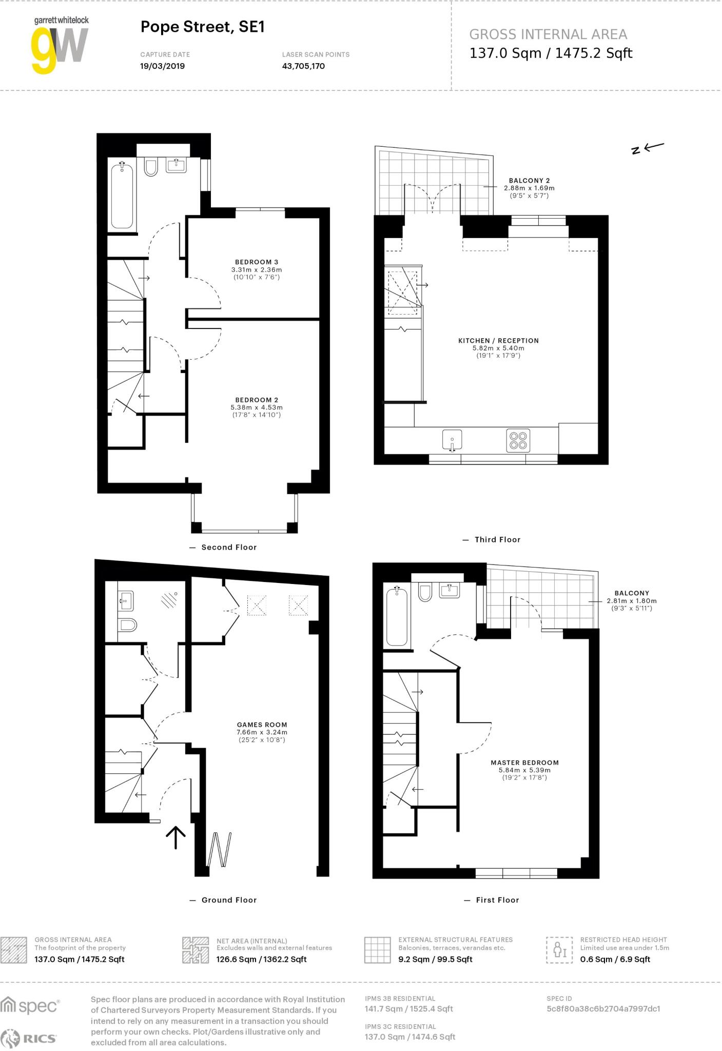 Pope Street, London Bridge floorplan