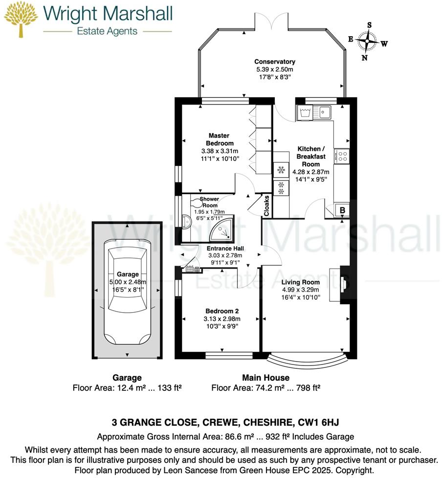 Grange Close, Crewe, Cheshire floorplan