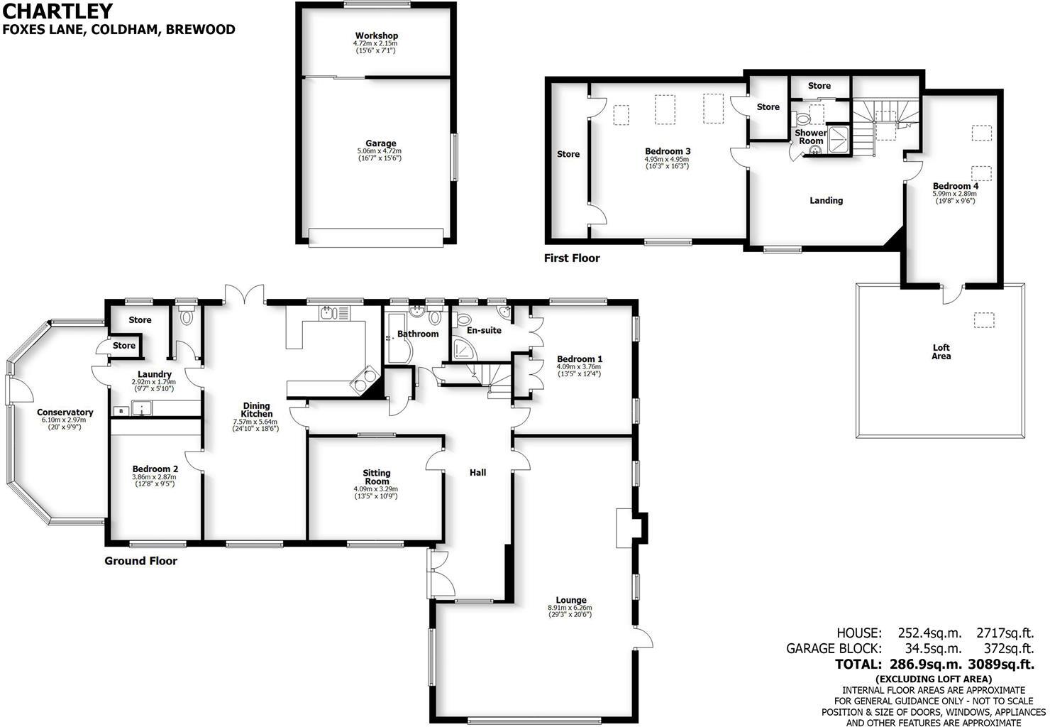 Chartley, Foxes Lane, Coldham, Brewood, ST19 9BJ floorplan