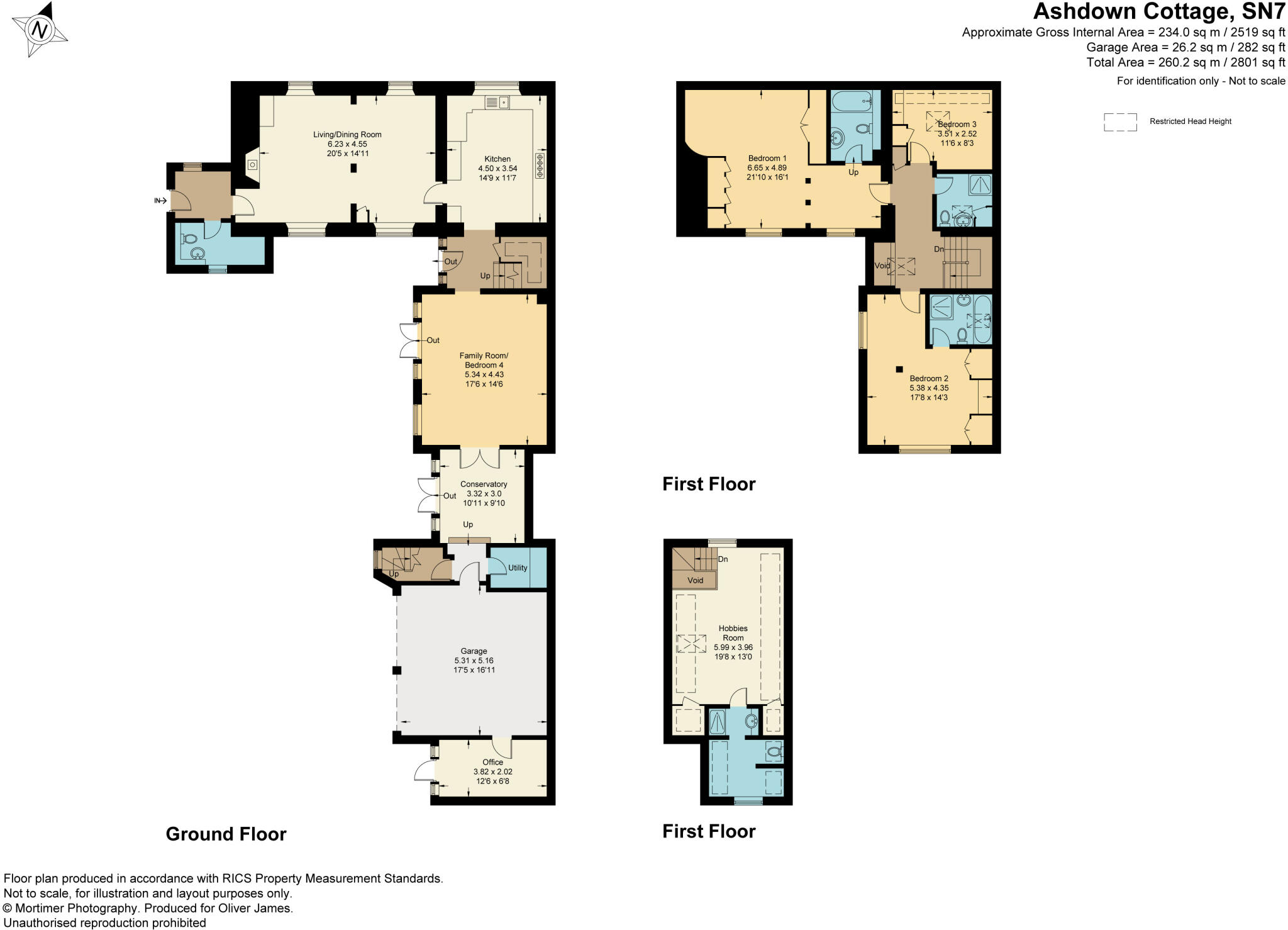 Hinton Waldrist, Oxfordshire floorplan