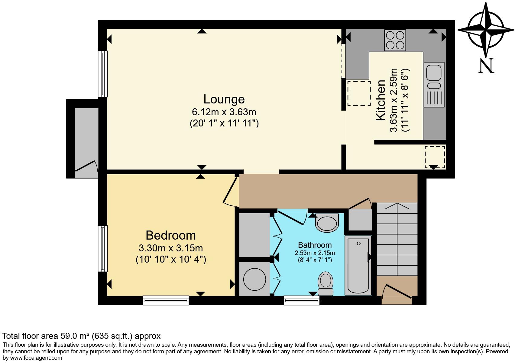 Nile Street, Norwich, NR2 floorplan