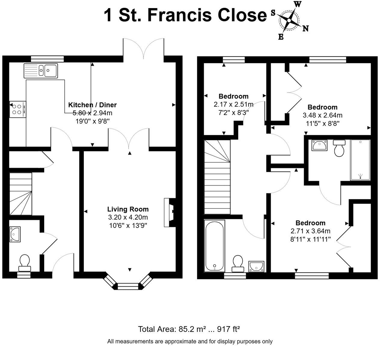 St. Francis Close, Pewsey, Wiltshire, SN9 floorplan