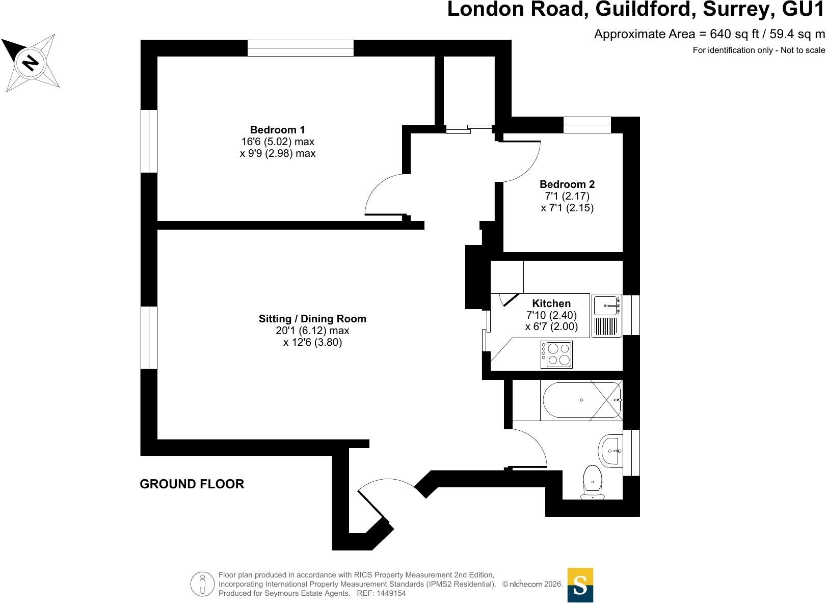 London Road, Guildford, Surrey, GU1 floorplan
