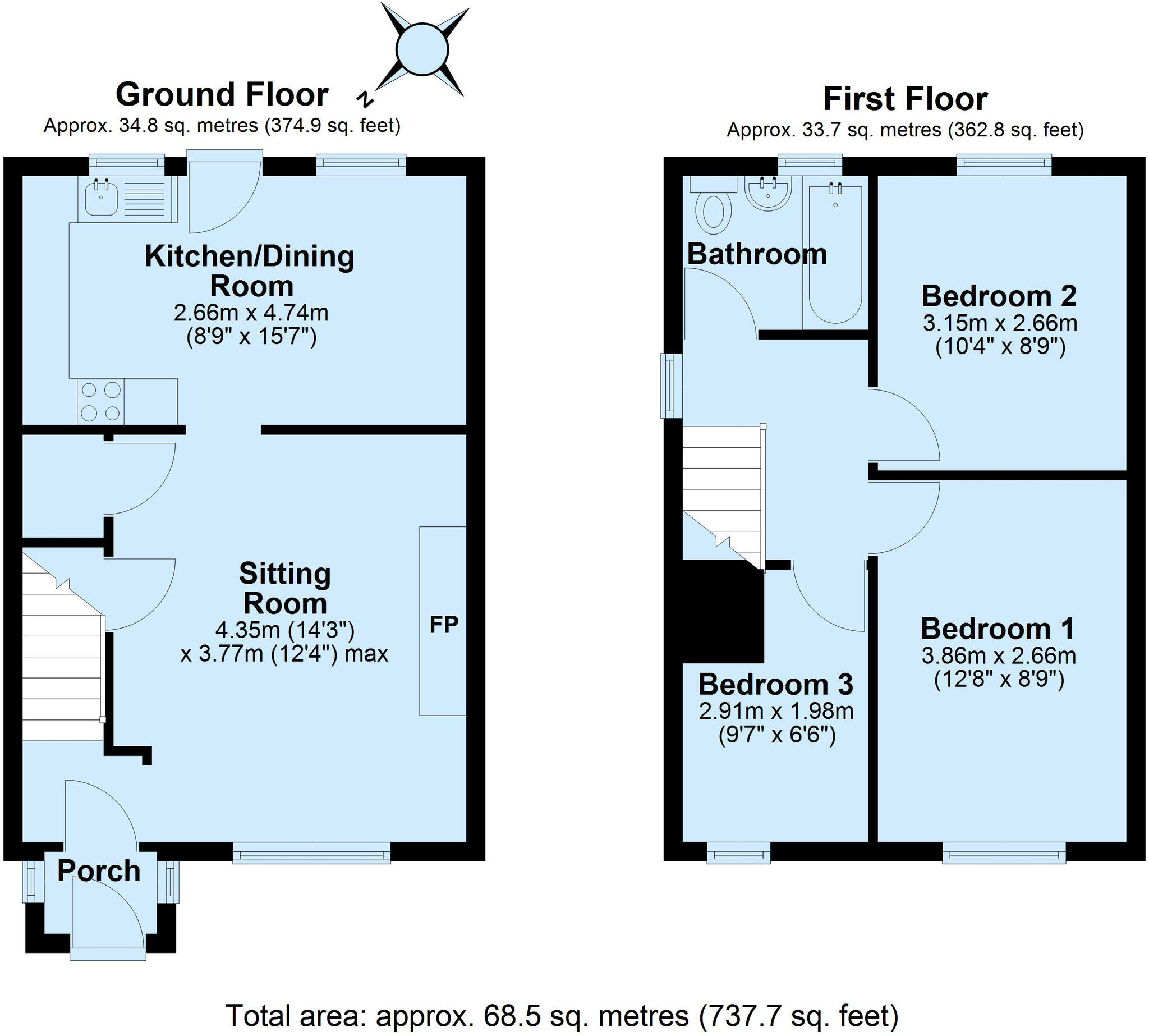 69, Hermitage Road, Dartmouth floorplan