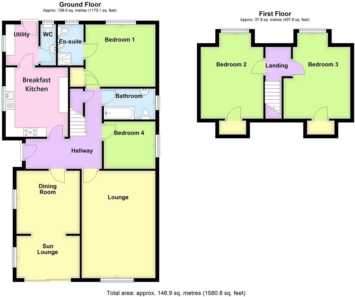Station Road, Old Leake, Boston, PE22 floorplan