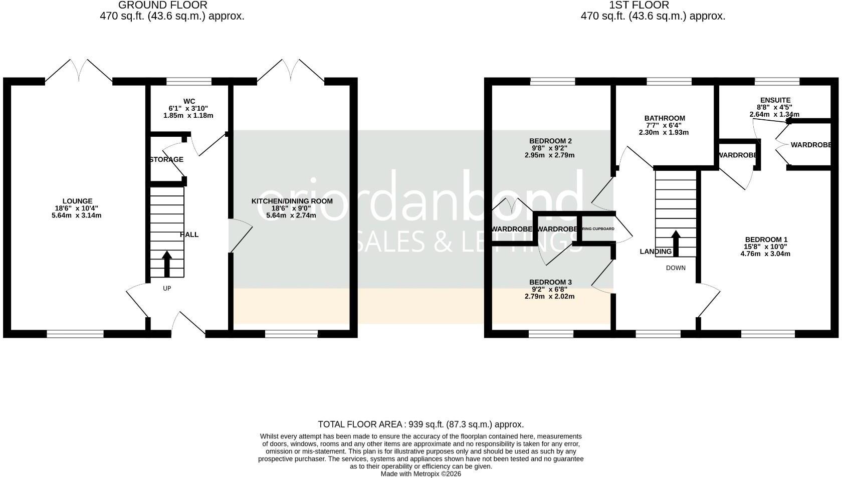 Peck Way, Rushden, Northamptonshire NN10 floorplan