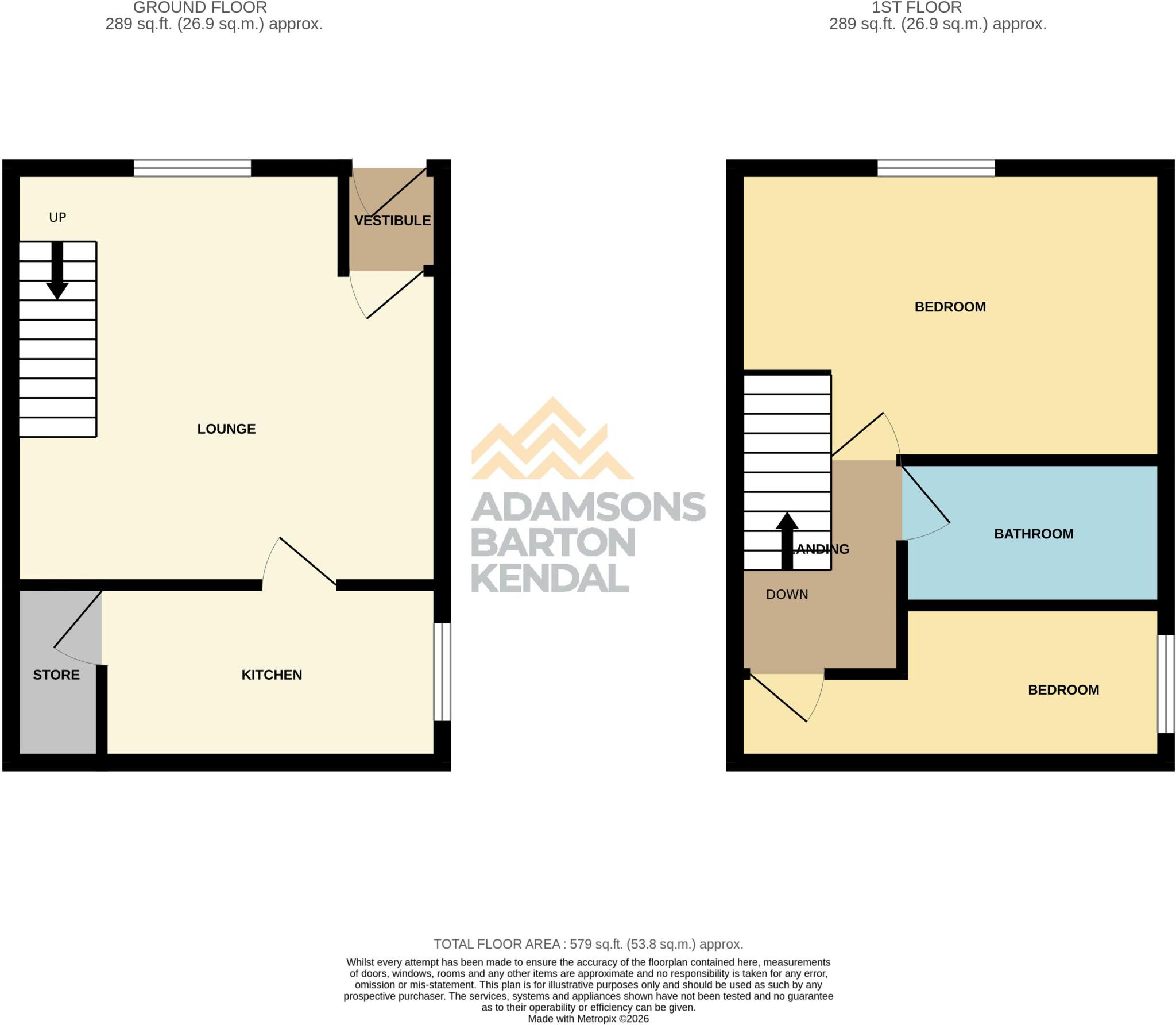 Tong Lane, Whitworth, OL12 floorplan