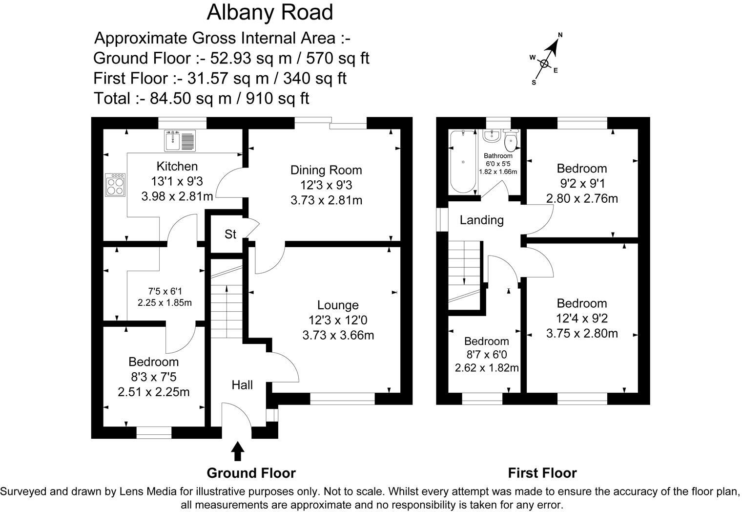 Albany Road, Lymm floorplan