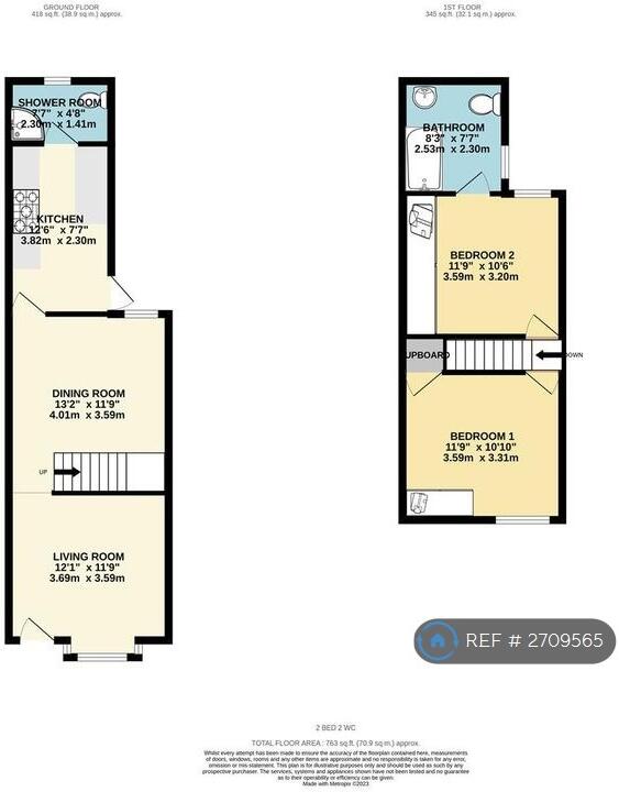 Oxford St, Watford, WD18 floorplan