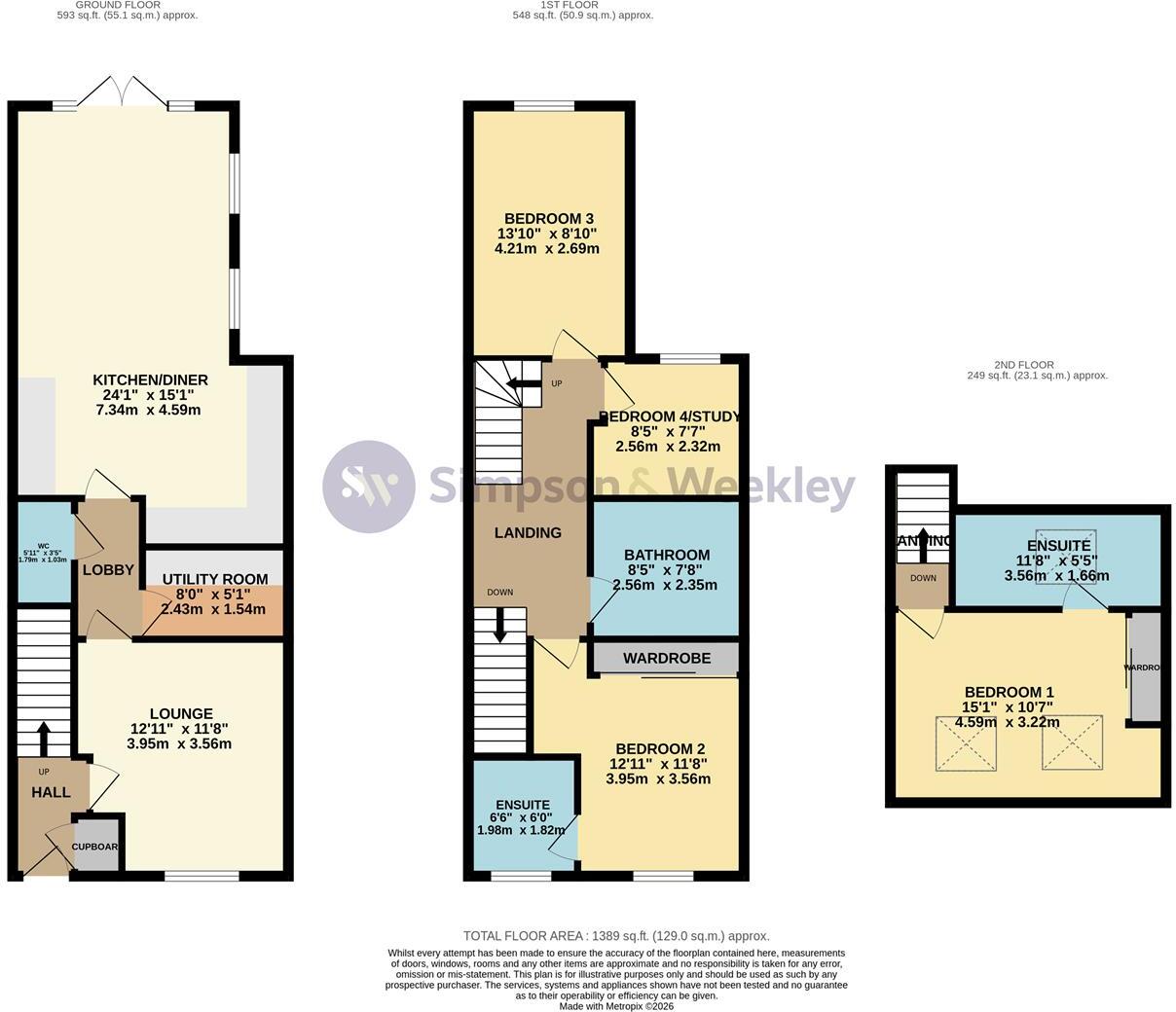 NN10, Wentworth Road, Rushden floorplan