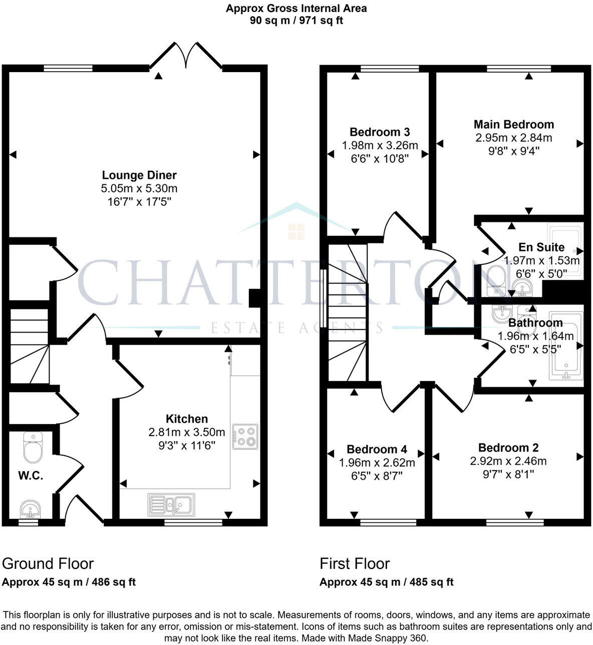 Hawthorn Close, Honeybourne, WR11 7AH floorplan