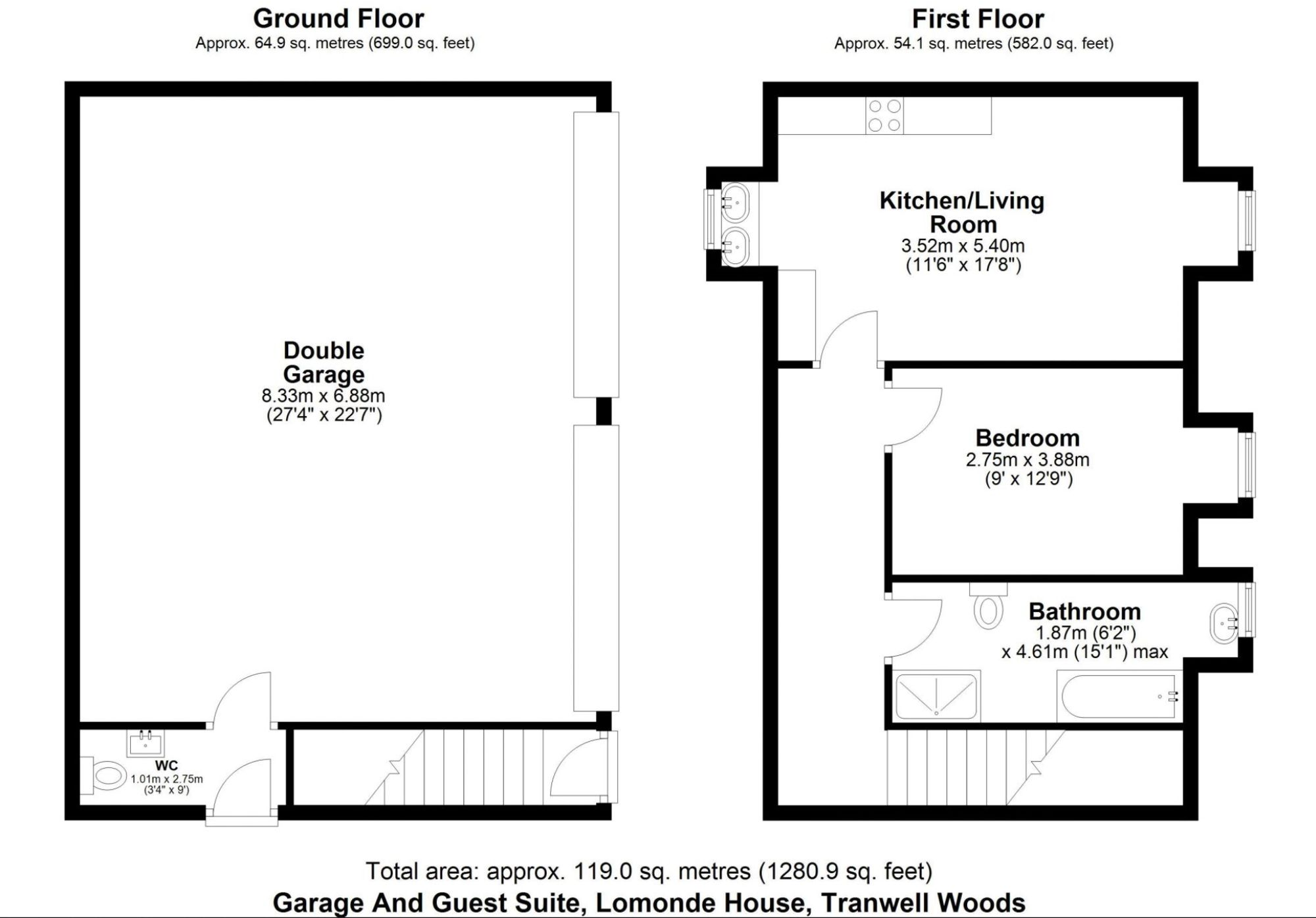 Tranwell Woods, Morpeth, NE61 floorplan