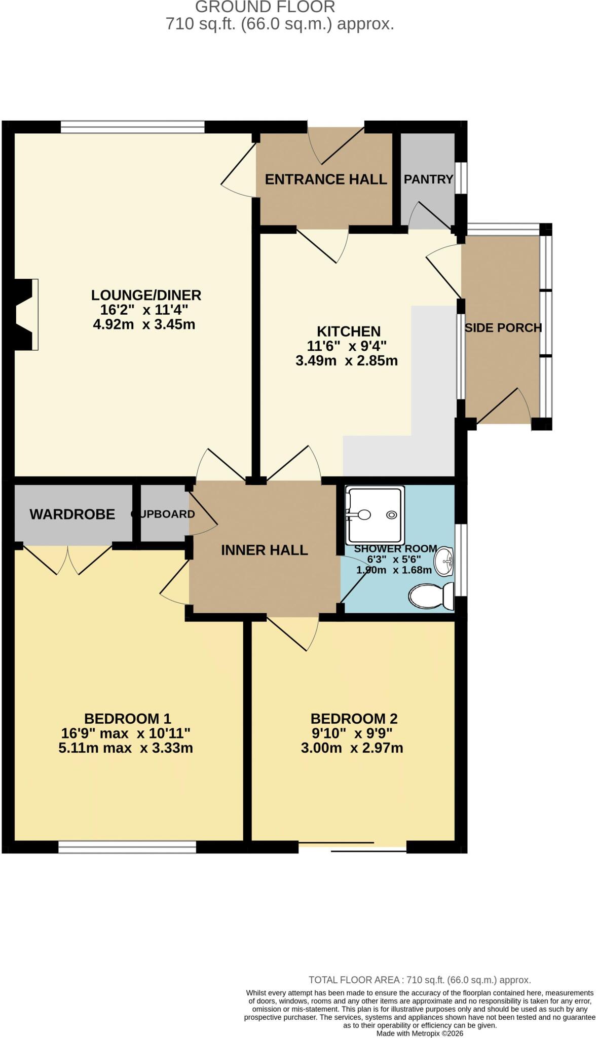Lime Crescent, Waddington floorplan