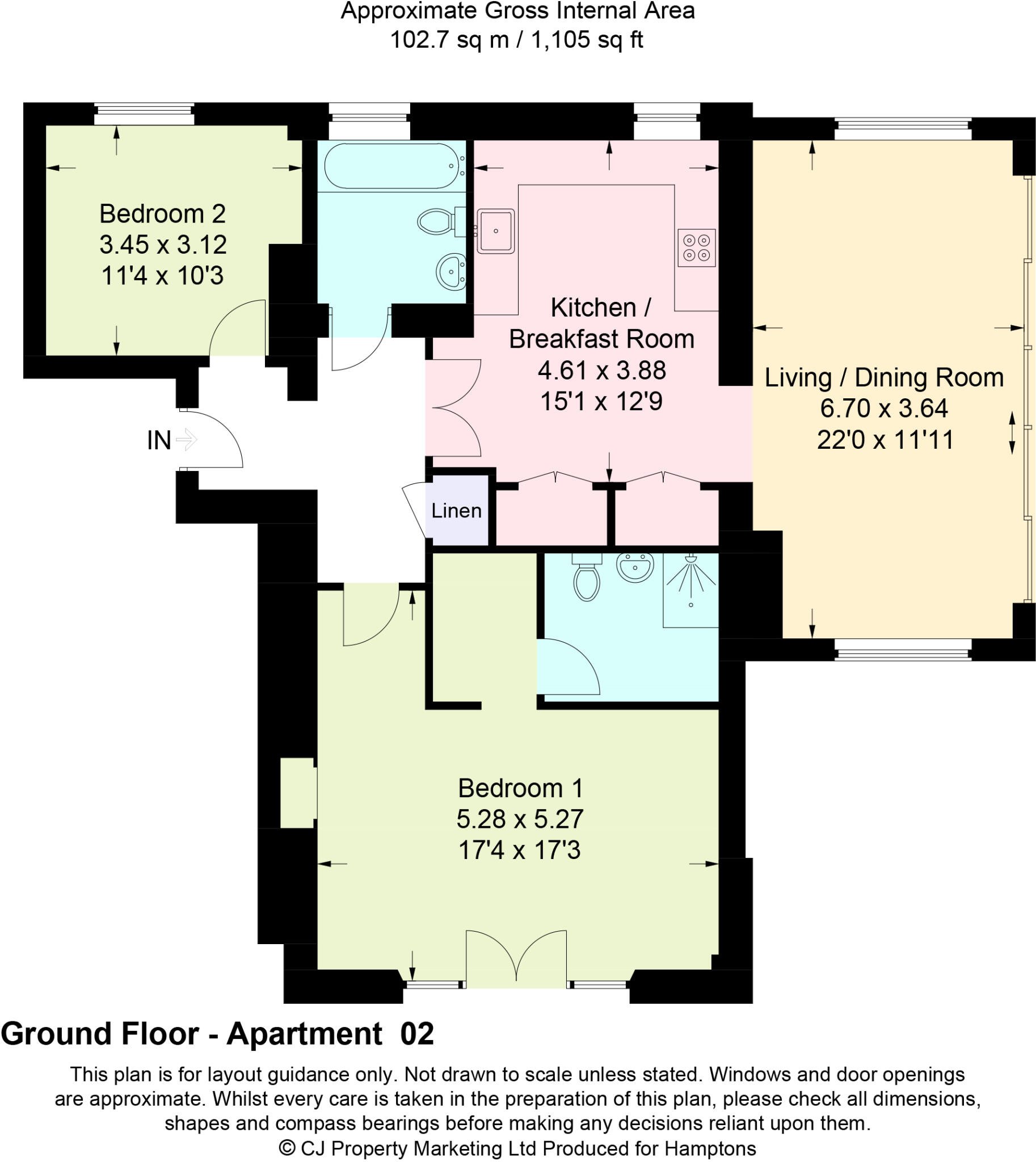 26 Mobbs Close, Slough, SL2 floorplan
