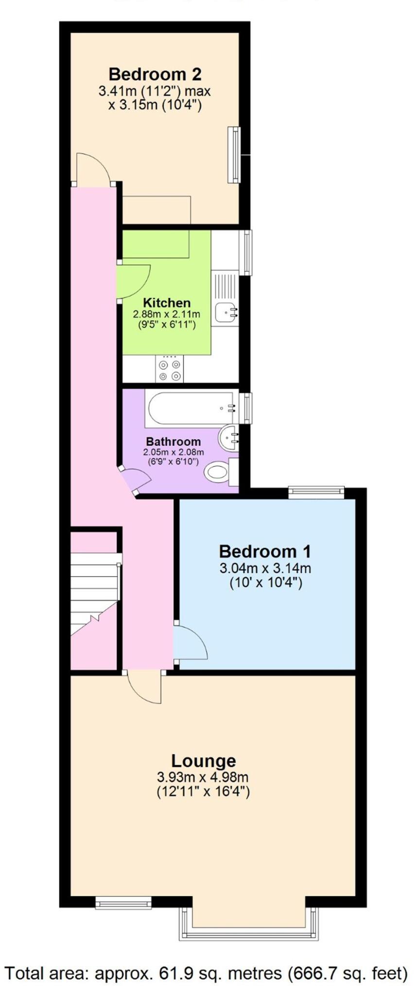 Southchurch Road, Southend-On-Sea, Essex, SS1 floorplan