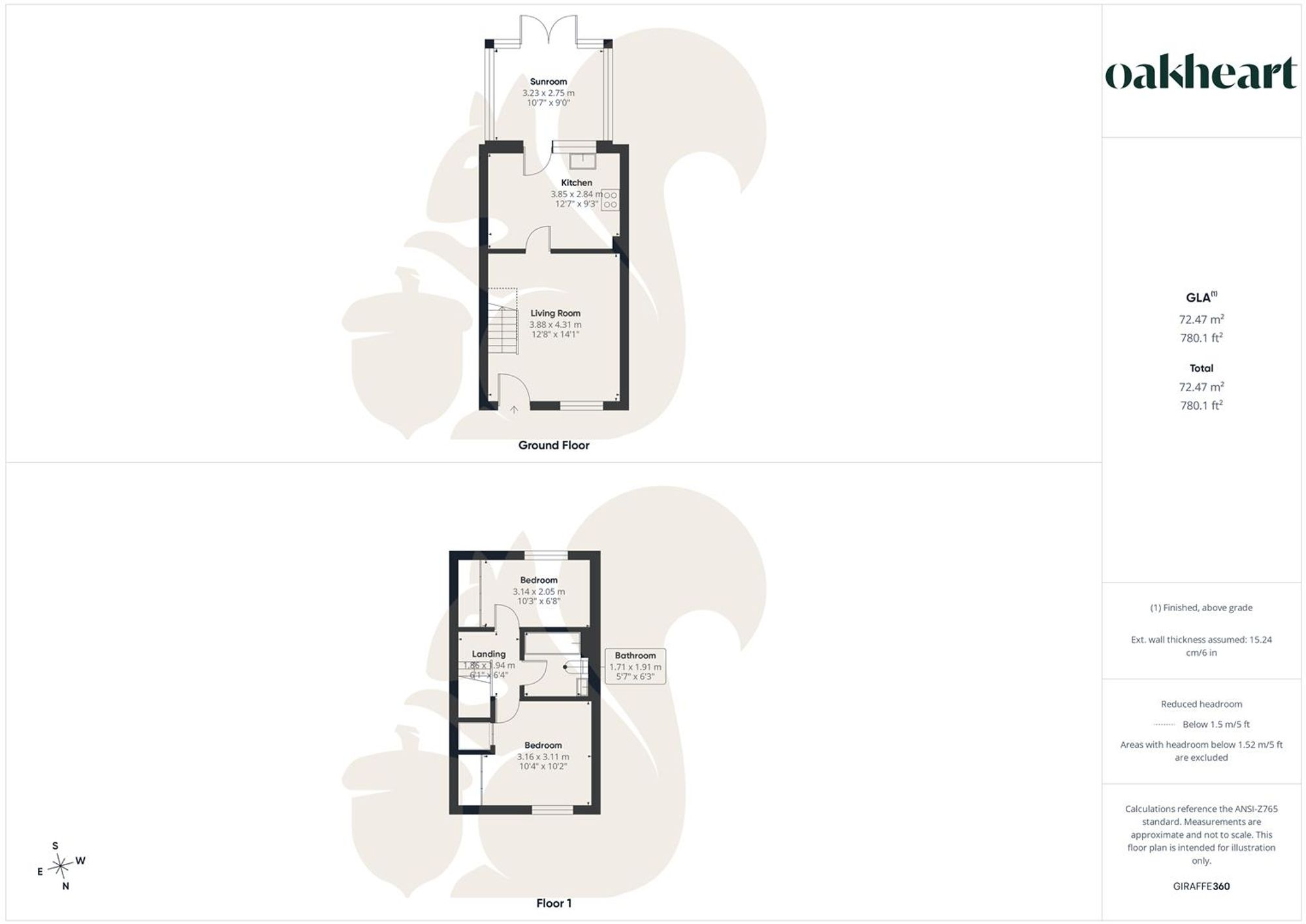 Dale Close, Stanway, CO3 floorplan