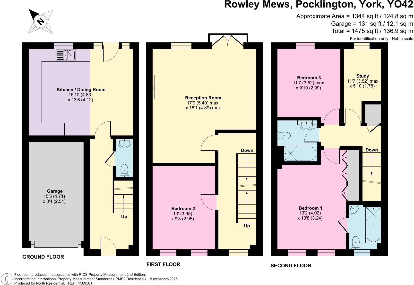 Rowley Mews, Pocklington, York, YO42 floorplan