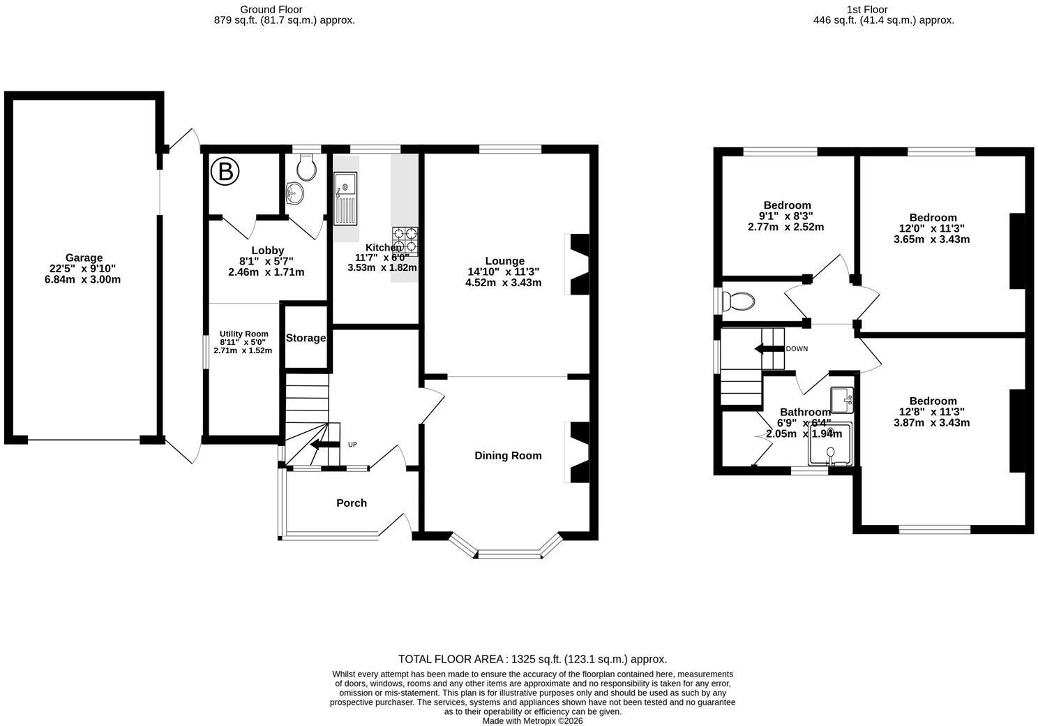 The Crescent, Heslington. York floorplan
