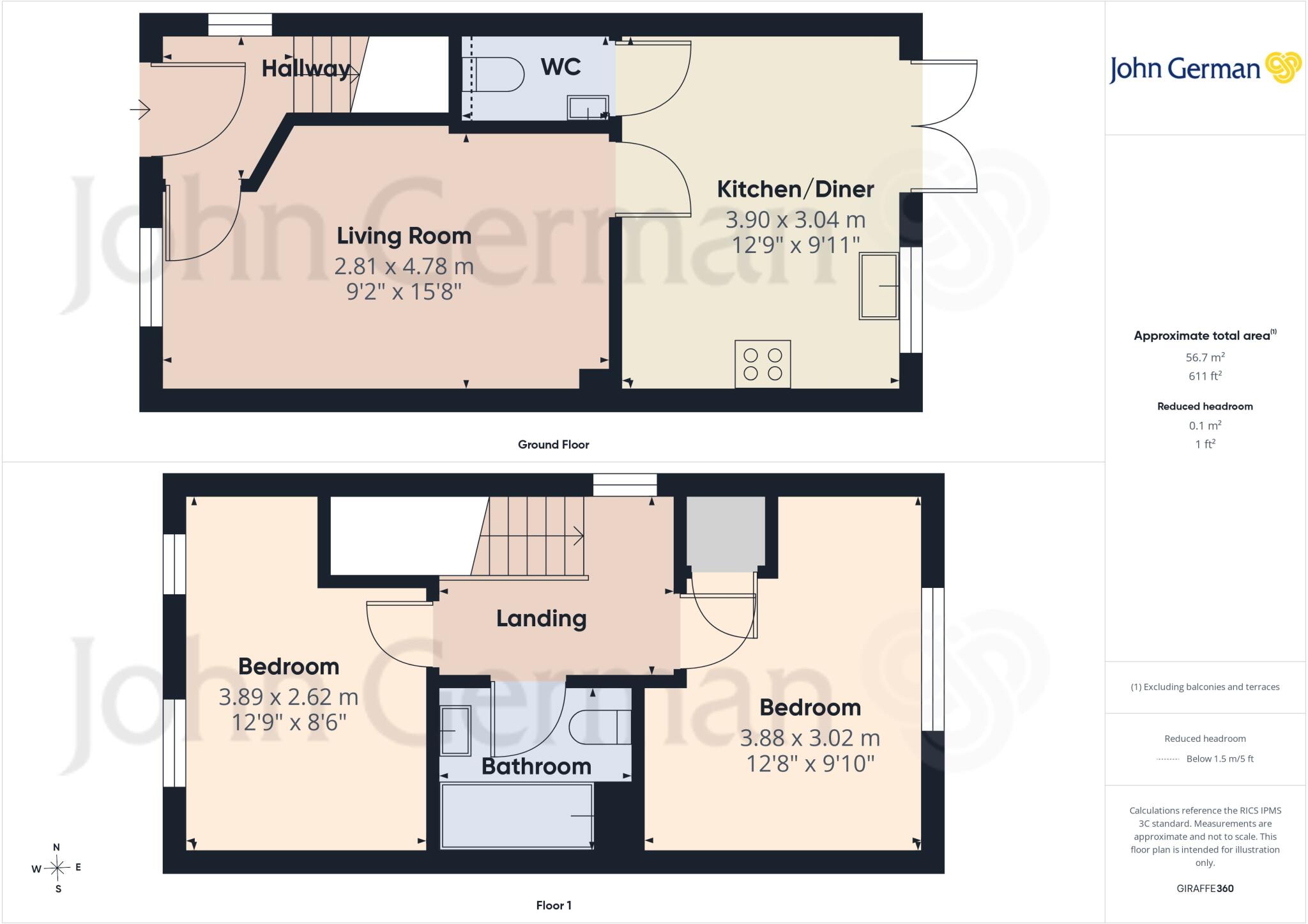 Barnes Lane, Blackfordby floorplan