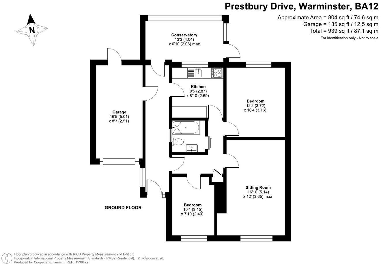 Prestbury Drive, Warminster, BA12 floorplan